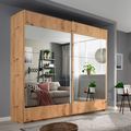 Rauch Malibu 226cm 2 Door Sliding Wardrobe - Artisan Oak