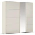 Rauch Miramar Type-1 226cm 2 Door Sliding Wardrobe with Mirror - Champagne and Champagne Glass