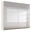 Rauch Miramar Type-4 226cm 2 Door Mirrored Sliding Wardrobe - Champagne
