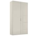 Rauch Miramar Type-5 101cm 2 Door Wardrobe - Champagne and Champagne Glass