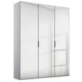 Rauch Miramar Type-5 151cm 3 Door Mirrored Wardrobe - Silk Grey