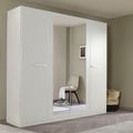 Rauch Modi 226cm 4 Door Wardrobe with Mirror - Alpine White