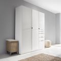 Rauch Ontario 136cm 3 Door Wardrobe with Drawer - Alpine White