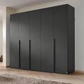 Rauch Purisma 251cm 5 Door Wardrobe - Graphite