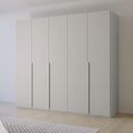 Rauch Purisma 251cm 5 Door Wardrobe - Silk Grey