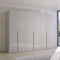 Rauch Purisma 301cm 6 Door Wardrobe - Silk Grey Glass
