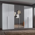 Rauch Purisma 301cm 6 Door Wardrobe with Mirror - Alpine White