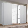 Rauch Purisma 301cm 6 Door Wardrobe with Mirror - Silk Grey
