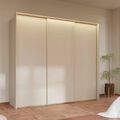 Rauch Taro 242cm 3 Door Sliding Wardrobe - Champagne