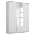 Rauch Texas 136cm 3 Door Combi Wardrobe - Alpine White