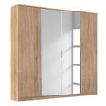 Rauch Texas 181cm 4 Door Wardrobe with Mirror - Sonoma Oak