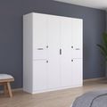 Rauch Ticao 181cm 6 Door Wardrobe - Alpine White