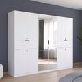 Rauch Ticao 271cm 10 Door Combi Wardrobe - Alpine White