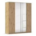 Rauch Wingview Lite 181cm 4 Door Wardrobe with Mirror - Artisan Oak