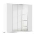 Rauch Wingview Lite 226cm 5 Door Wardrobe with Mirror - Alpine White