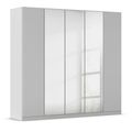 Rauch Wingview Lite 226cm 5 Door Wardrobe with Mirror - Silk Grey