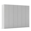 Rauch Wingview Lite 271cm 6 Door Wardrobe - Silk Grey