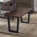 Brooklyn Dining Bench - Dark Oak