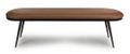 Ace Dining Bench - Tan Brown Fabric