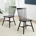 Riano Dining Chair - Set of 2 - Black - Spindle