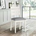 Marlow Dining Chair - Set of 2 - Ladder Back - White