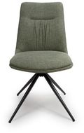 Boden Dining Chair - Set of 2 - Green Fabric