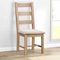 Hayley Dining Chair - Ladder Back - Set of 2 - Oak