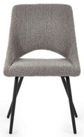 2 x Iris Grey Boucle Fabric Dining Chair