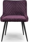 Malmo Dining Chair - Set of 2 - Purple Fabric
