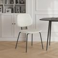 Soho Florence Dining Chair - Set of 2 - Ivory Boucle Fabric