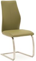 Irma Dining Chair - Set of 2 - Olive Faux Leather