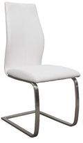 Irma Dining Chair - Set of 2 - White Faux Leather