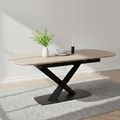 Morella Extending Oval Dining Table - 6-8 Seater - 160cm-240cm - Ceramic