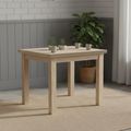 Modern Country Oak - Bistro Dining Table - 2 Seater - 80cm