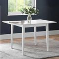 Rufford Extending Dining Table - 2-4 Seater - 80cm-120cm - White