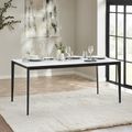 Miami Dining Table - 4 Seater - 120cm - White Ceramic