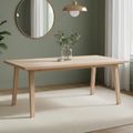 A Line Dining Table - 8 Seater - 200cm - Oak