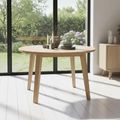 A Line Extending Dining Table - 4-6 Seater - 120cm-220cm - Oiled Oak