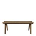 A-Line Smoked Oak 8 Seater Dining Table