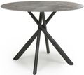 Avesta Grey Marble Effect 100cm Round Dining Table