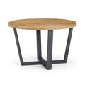 Brooklyn Oak 4 Seater Round Dining Table