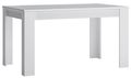 Fribo White 4-6 Seater Extending Dining Table