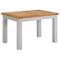 Lundy Grey Painted 4-6 Seater Extending Dining Table - 120cm-153cm