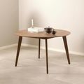 Roxby Round Dining Table - 4 Seater - 120cm - Walnut