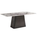 Telma 6 Seater Supreme Grey Marble Dining Table - Sizes Available