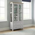 Lundy Display Cabinet - 2 Door - Grey Painted