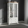 Lundy Display Cabinet - 2 Door - White Painted