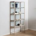 Seaford Display Cabinet - 2 Door - Grey Metal