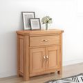 Clarion Oak 2 Door Compact Sideboard - 80cm