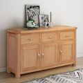 Clarion Oak 3 Door Medium Sideboard - 150cm